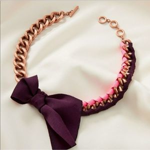 Stella & Dot Rose Gold Chain Bella Bow Necklace